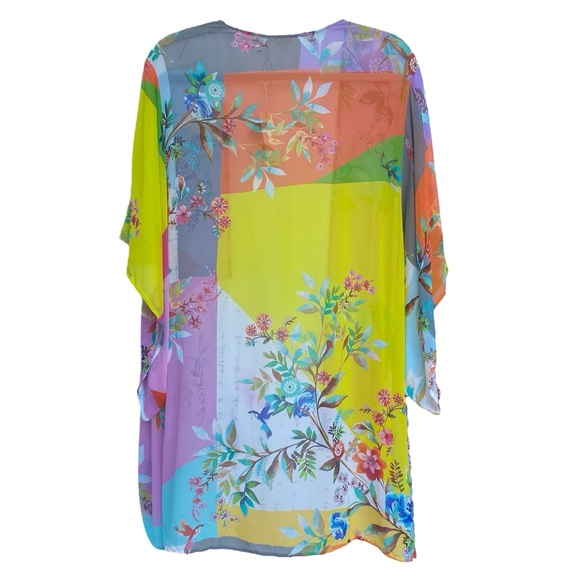Johnny Was Ember Silk Kimono Womens Small - Picture 2 of 16